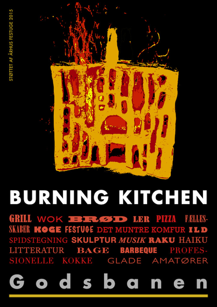 Burning Kitchen plakat